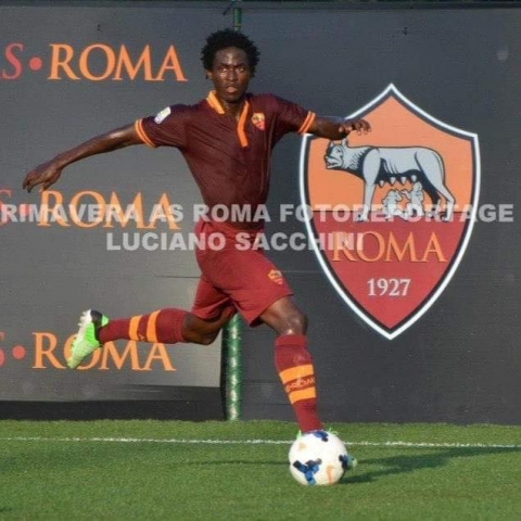 Frank Njiki Cedric Cameroonian International Winger - AS ROMA