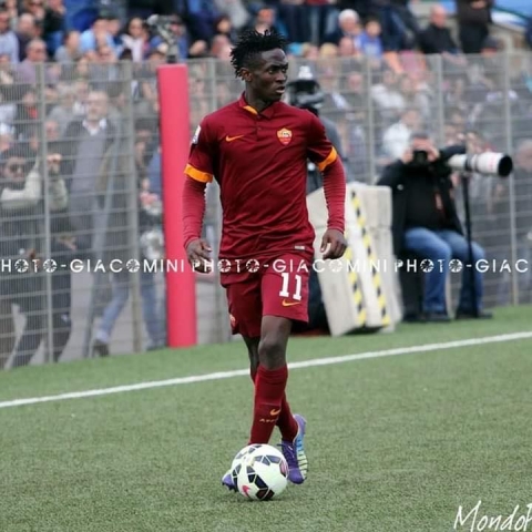 Frank Njiki Cedric Cameroonian International Winger - AS ROMA